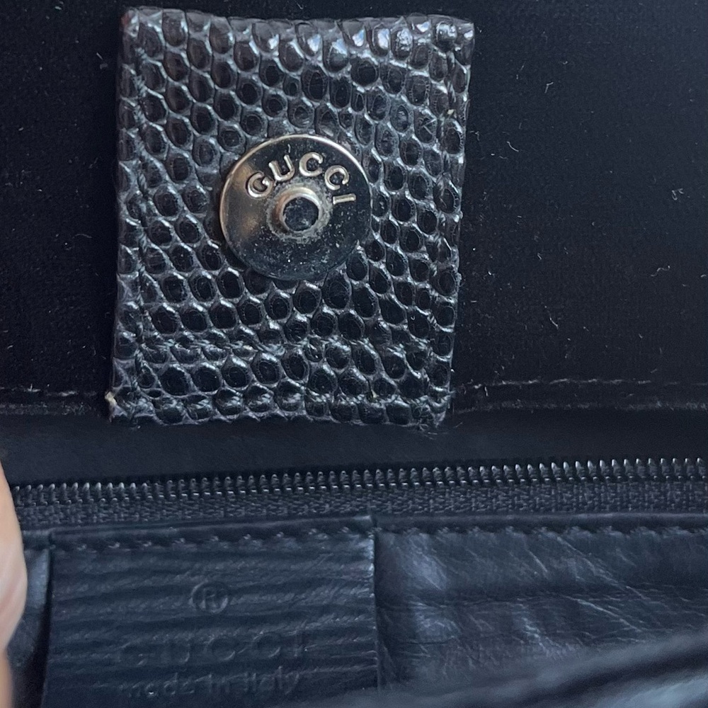GUCCI, TOM FORD ULTRA RARE TOTE, stunning, black, excellent shape, snake straps - Picture 7 of 12